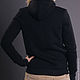 Women's fur insulated hoodie with zipper and hood Alaska. Sweater Jackets. Lara (EnigmaStyle). My Livemaster. Фото №5