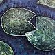 Oil painting ' water Lily Leaves', Pictures, Novosibirsk,  Фото №1