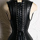  Кожаная корсетная жилетка. Корсеты. NICKL corsets. Ярмарка Мастеров.  Фото №4