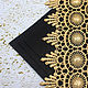 Felt: Embroidery base Black 30h30 cm thickness 1 mm, Felts, Solikamsk,  Фото №1