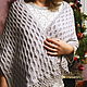 Stole knit 'Honeycomb', Wraps, Voronezh,  Фото №1