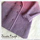 Children's knitted cardigan mini coat hooded. . Magic lace. Online shopping on My Livemaster.  Фото №2