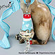 Маяк - кулон голубой колокольчик лэмпворк lampwork. Подвеска. Чигвинцева Ирина Lampwork (Branzuletka). Ярмарка Мастеров.  Фото №4
