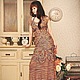 Туника "Chocolat d'or" крючком из шелка ручной окраски. Платья. Ручки & крючкИ (Вяжу мечты.Татьяна). Ярмарка Мастеров.  Фото №4