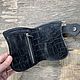 Заказать Кошелек-бабочка Череп байкерский из кожи с тиснением. Iron Arm Leatherworks (Екатерина). Ярмарка Мастеров. . Кошельки Фото №3