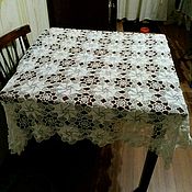 Для дома и интерьера handmade. Livemaster - original item Tablecloth,crocheted, white. Handmade.
