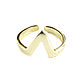 The checkmark ring is thin, a gold ring without inserts, a ring without stones. Rings. Irina Moro. My Livemaster. Фото №6