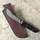 Нож "Вако" танто 95х18 стаб.карелка проточки, Ножи, Ворсма,  Фото №1