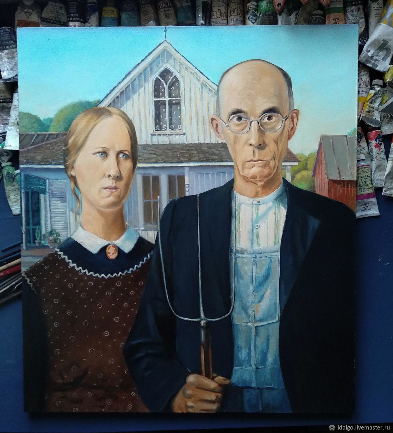 American gothic картина