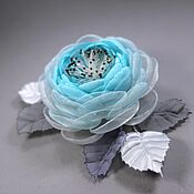 Украшения handmade. Livemaster - original item Windy Rose Brooch - Handmade flower made of fabric. Handmade.