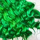 Natural hair for dolls (Green). Doll hair. Hair and everything for dolls. My Livemaster. Фото №6
