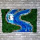 Картина «Река» 120*80 см, Картины, Белгород,  Фото №1