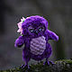Soft toys: Purple owl, Stuffed Toys, Tver,  Фото №1