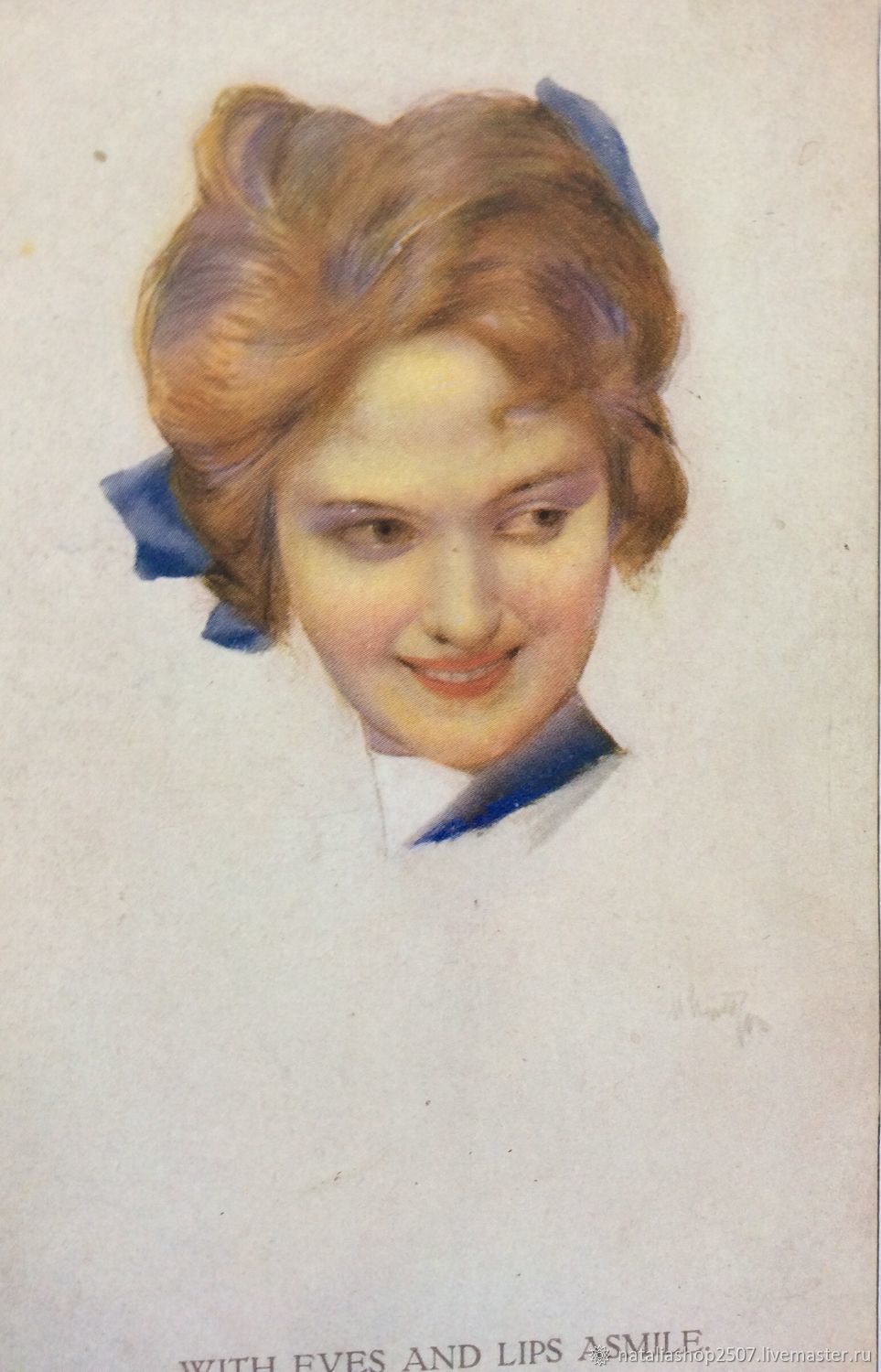 Цена открытки 1905 года, днем рождения дочери