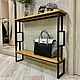Консоль в стиле Loft из массива дуба (проект г. Иваново), Консоли, Иваново,  Фото №1