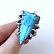 Заказать Перстень серебряный Лапа Дракона с большим лабрадором. Aventure.Jewelry. Ярмарка Мастеров. . Кольца Фото №3