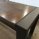 Письменный - компьютерный стол в стиле лофт. Столы. a-b-m Leather&Wood. Интернет-магазин Ярмарка Мастеров.  Фото №2