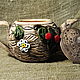 Заказать Чайник "Природа". Гончарная мастерская (ceramic-alina). Ярмарка Мастеров. . Чайники Фото №3