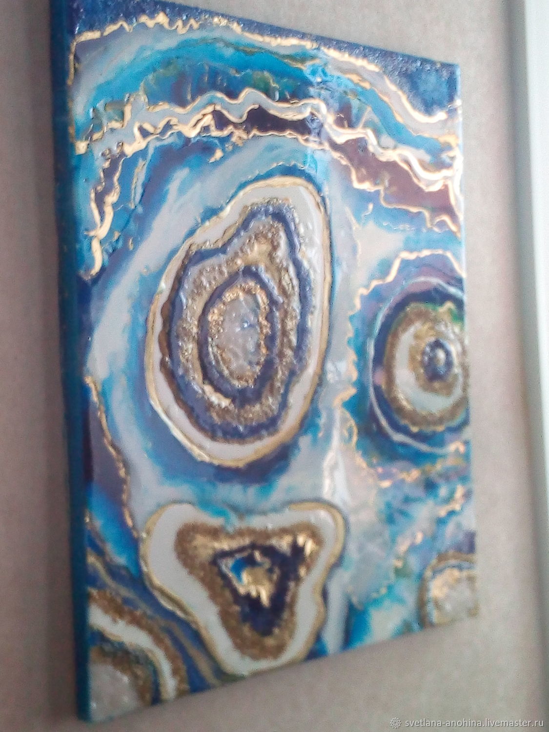 Формула воды. Картина эпоксидной смолой в интернет-магазине Ярмарка ...