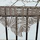 Шаль вязаная из шерсти мериноса бежевая ажурная. Шали. IRINA GRUDKINA Handmade Knitwear. Ярмарка Мастеров.  Фото №4