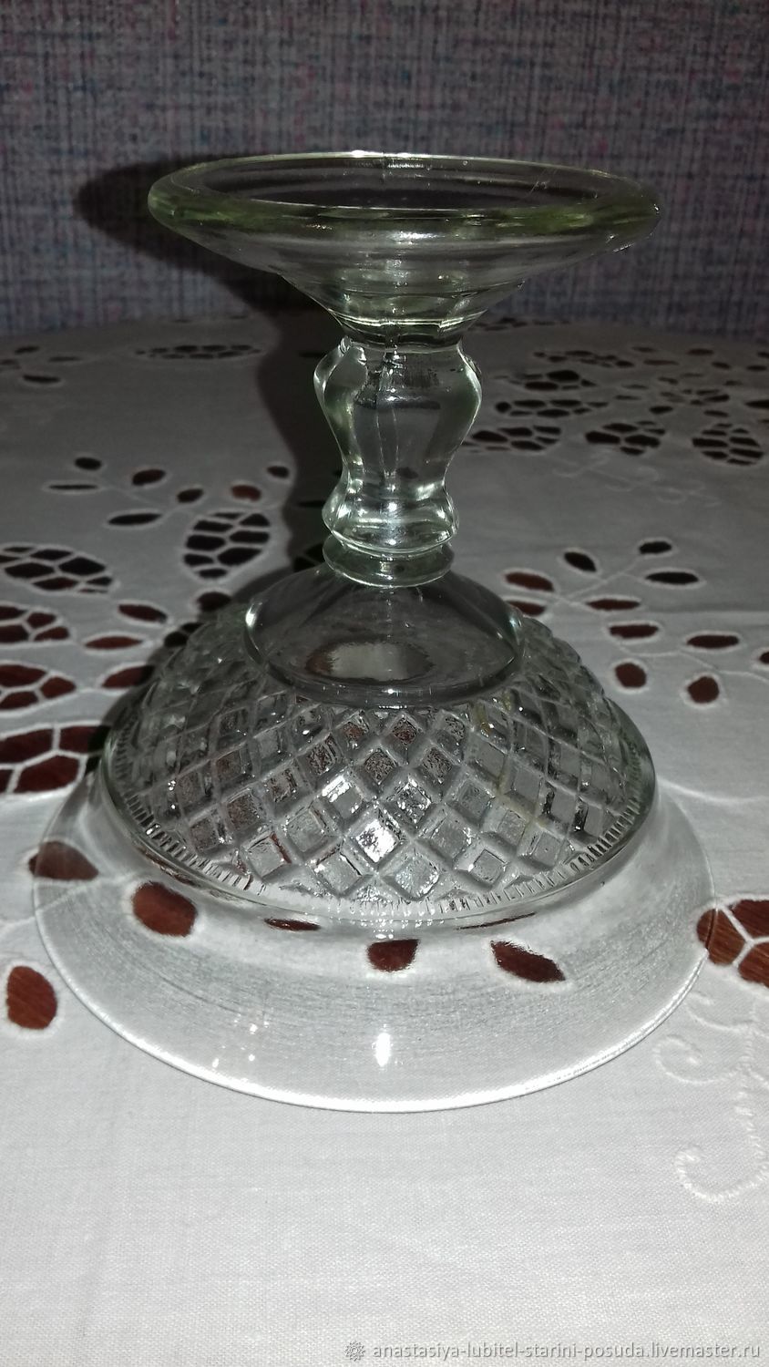 Винтаж: Вазочка старинная. Мальцовское стекло. СССР – купить на Ярмарке ...