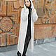 Cardigan with a hood of milk color, long, Cardigans, Yerevan,  Фото №1
