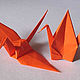 Оригами журавлики. Создание дизайна. Kretova_studio. Интернет-магазин Ярмарка Мастеров.  Фото №2
