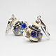 Серьги  "Lanvin". Серьги классические. Светлана Глушанкова. Интернет-магазин Ярмарка Мастеров.  Фото №2