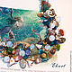 Beads Mermaid with vintage clasp. Necklace. Ekart Ekaterina Dmitrieva. My Livemaster. Фото №4