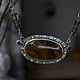 Pendant silver pendant with natural stone. Pendant with agate on a chain. Pendant. Natali Batalova. My Livemaster. Фото №5