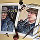 Watercolor painting portrait of TWO HOLMES (2 paintings), Pictures, Moscow,  Фото №1