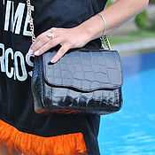 Сумки и аксессуары handmade. Livemaster - original item Crocodile leather handbag Lux. Handmade.