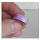 Кольцо лавандового цвета из синтетического опала. Кольца. Уникальные кольца.. Ярмарка Мастеров.  Фото №4