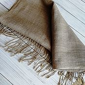 Аксессуары handmade. Livemaster - original item Scarves: Handmade woven scarf linen. Handmade.