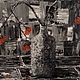 Натюрморт с ветками рябины в вазе, Картины, Санкт-Петербург,  Фото №1