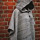Накидка- пончо " Твидовая альпака ". Пончо. Шерстяное дерево (woollentree). Интернет-магазин Ярмарка Мастеров.  Фото №2