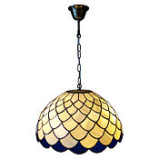 Для дома и интерьера handmade. Livemaster - original item Classic stained glass chandelier in Tiffany style. Handmade.