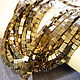 Hematite cube 4h4 mm gold.10 pcs. Beads1. furnitura2015. My Livemaster. Фото №4