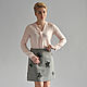 The skirt is gray tweed with appliques lace sequins. Skirts. Tolkoyubki. Online shopping on My Livemaster.  Фото №2