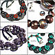 Necklace Combination Orange Gray (401) designer jewelry. Necklace. Svetlana Parenkova (parenkova). My Livemaster. Фото №15