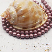 Материалы для творчества handmade. Livemaster - original item Majorca Pearl 6mm Winter Rose Semi-matte Beads. Handmade.