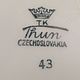 Винтаж: До 1947 г. Thun. Чехословакия. 27,5 см. Фарфоровое блюдо. Тарелки винтажные. Зайкин чуланчик. Ярмарка Мастеров.  Фото №6