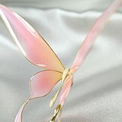 Украшения handmade. Livemaster - original item Pink Butterfly Hairpin. Handmade.
