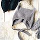 Заказать Шапка и варежки из пуха ангорского кролика. In-merino. Ярмарка Мастеров. . Шапки Фото №3