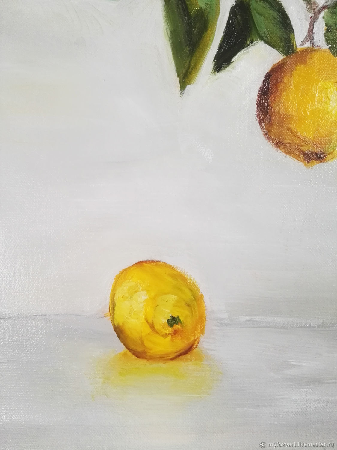 Лимоны живопись