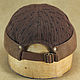 Docker beanie tweed and leather hat DBH-43. Caps. Bluggae Custom Headwear. Online shopping on My Livemaster.  Фото №2