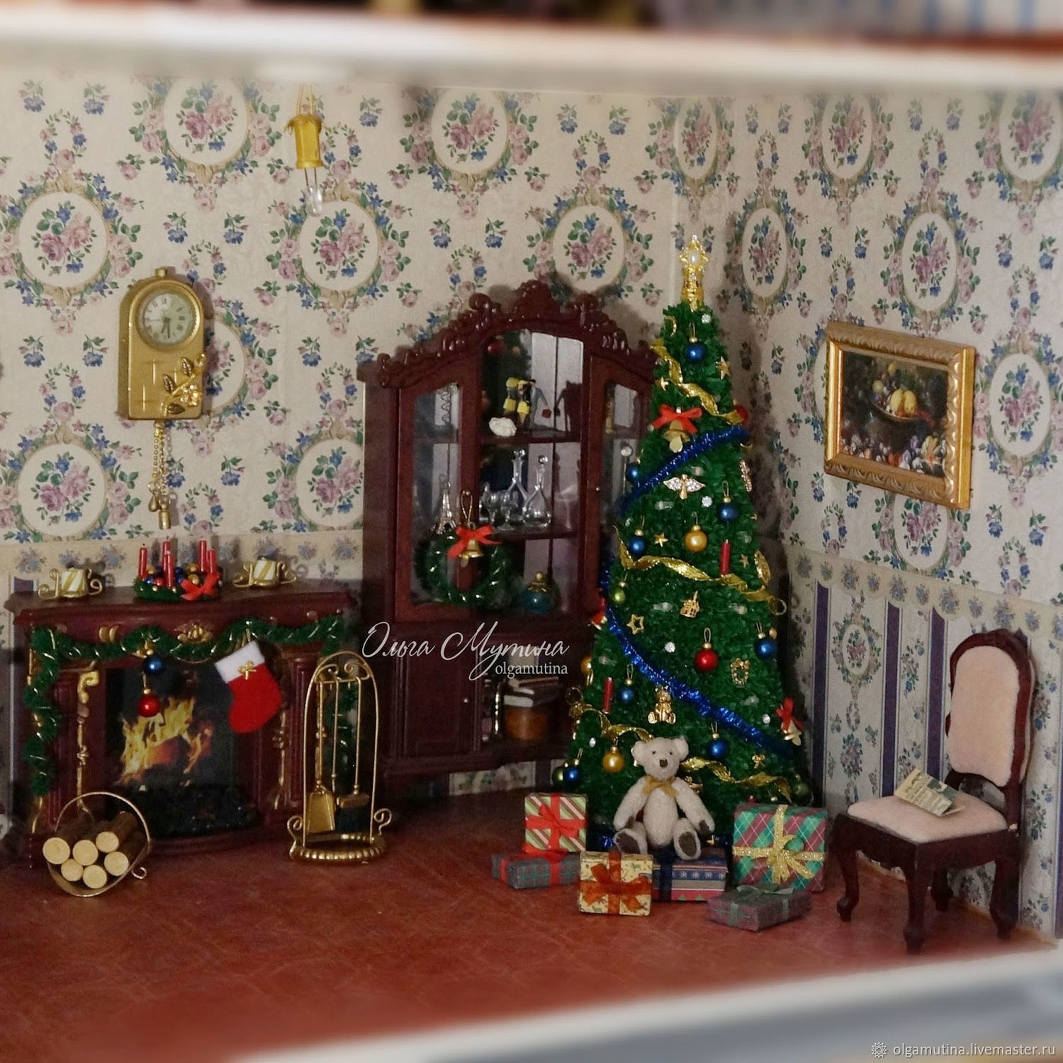 toy miniatures handmade livemaster handmade buy tree with christmas decorations and a garland - Christmas Tree With Garland toy miniatures handmade livemaster handmade buy tree with christmas decorations and a garland - Christmas Tree With Garland