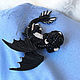 Brooch dragon: Toothless Cub. How to train your dragon. Brooches. master Alena Litvin. My Livemaster. Фото №5
