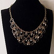 Винтаж handmade. Livemaster - original item A light elegant necklace in the style of Joan Rivers. Handmade.