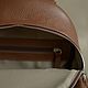 Кожаный женский рюкзак Gordeous коричневый. Рюкзаки. AUGUST BAGS. Ярмарка Мастеров.  Фото №6